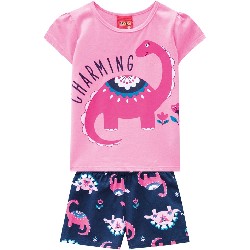 CONJUNTO FEMININO KYLY DINOSSAURO 14 2311 /  1 ANO